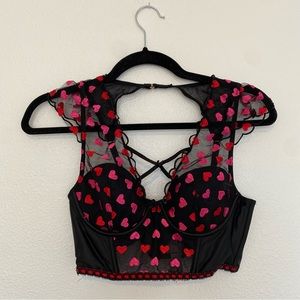 NWT Victoria’s Secret Heart Bustier (S)